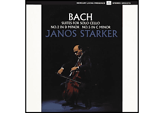 Janos Starker - Bach, J.S.: Suites Nos.2 And 5 for solo cello  - (Vinyl)