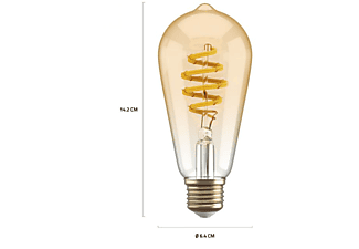 HOMBLI Filament Bulb CCT E27 ST64-Amber
