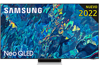 TV QLED 65" - Samsung QE65QN95BATXXC, QLED 4K, Procesador Neural 4K con IA, Smart TV, Plata