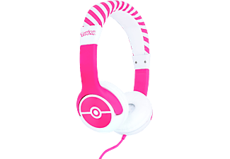 OTL TECHNOLOGIES Pokémon Poké Ball Bambini - Cuffie (On-ear, Rosa/bianco)