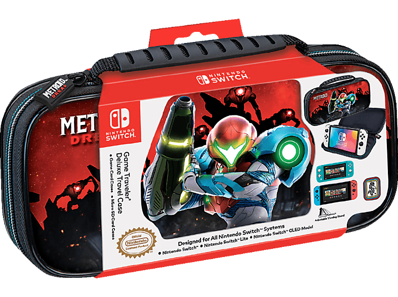Nintendo Dread Case Nintendo Travel Zubehör | R.D.S. MediaMarkt Deluxe Mehrfarbig Switch, für Zubehör Metroid Switch