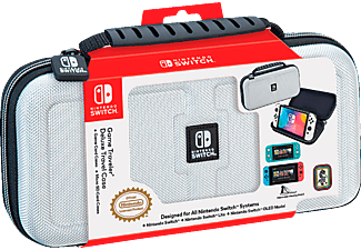 R.D.S. Deluxe Travel Case NNS40W Zubehör für Nintendo Switch, Weiß