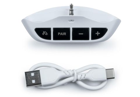 BIGBEN Kabelloser Audio-Adapter für PS5™, Zubehör für PS5, Weiß/Schwarz