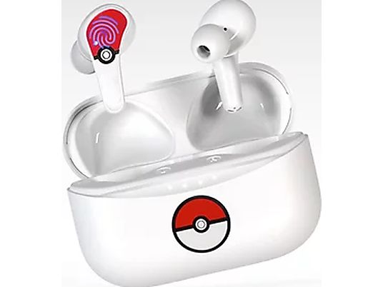 OTL TECHNOLOGIES Pokémon Poké ball - Cuffie true wireless (In-ear, Bianco)