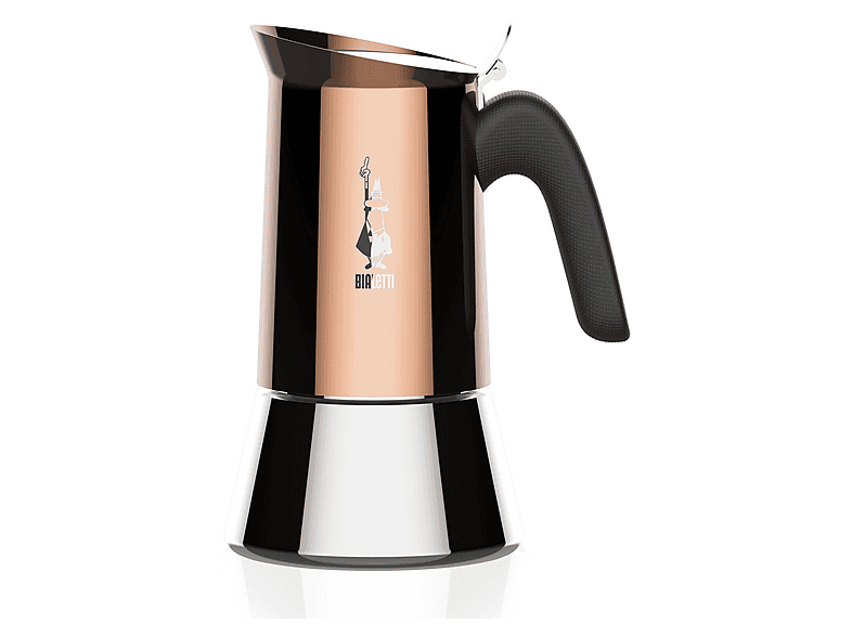 Bialetti 7284 Venus 4-Tassen Induktion Kupfer; Espressokocher