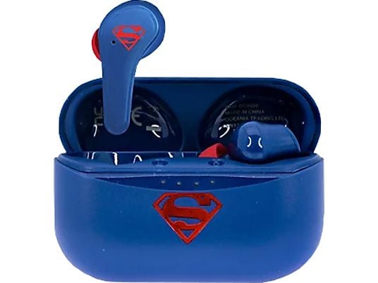 OTL TECHNOLOGIES DC Comics Superman - Écouteurs True Wireless (In-ear, Bleu)