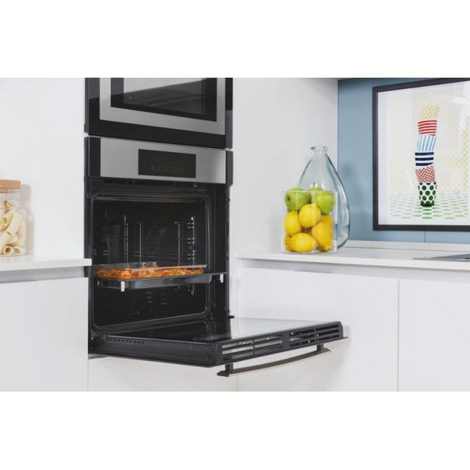 Horno - Candy FCXE818XWIFI, 80 l, Electrónico, Integrable, 59.5 cm, Acero inoxidable
