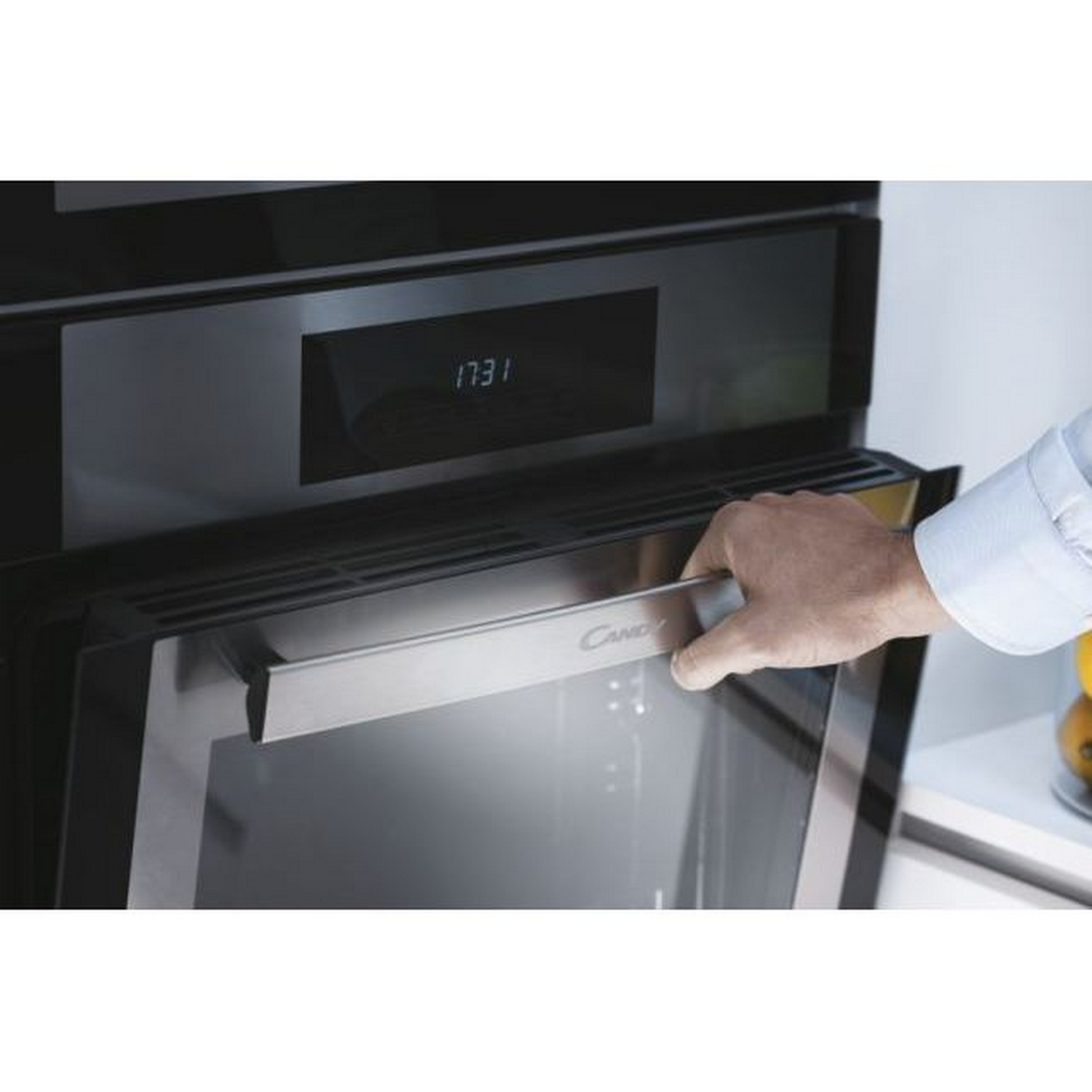 Horno - Candy FCXE818XWIFI, 80 l, Electrónico, Integrable, 59.5 cm, Acero inoxidable