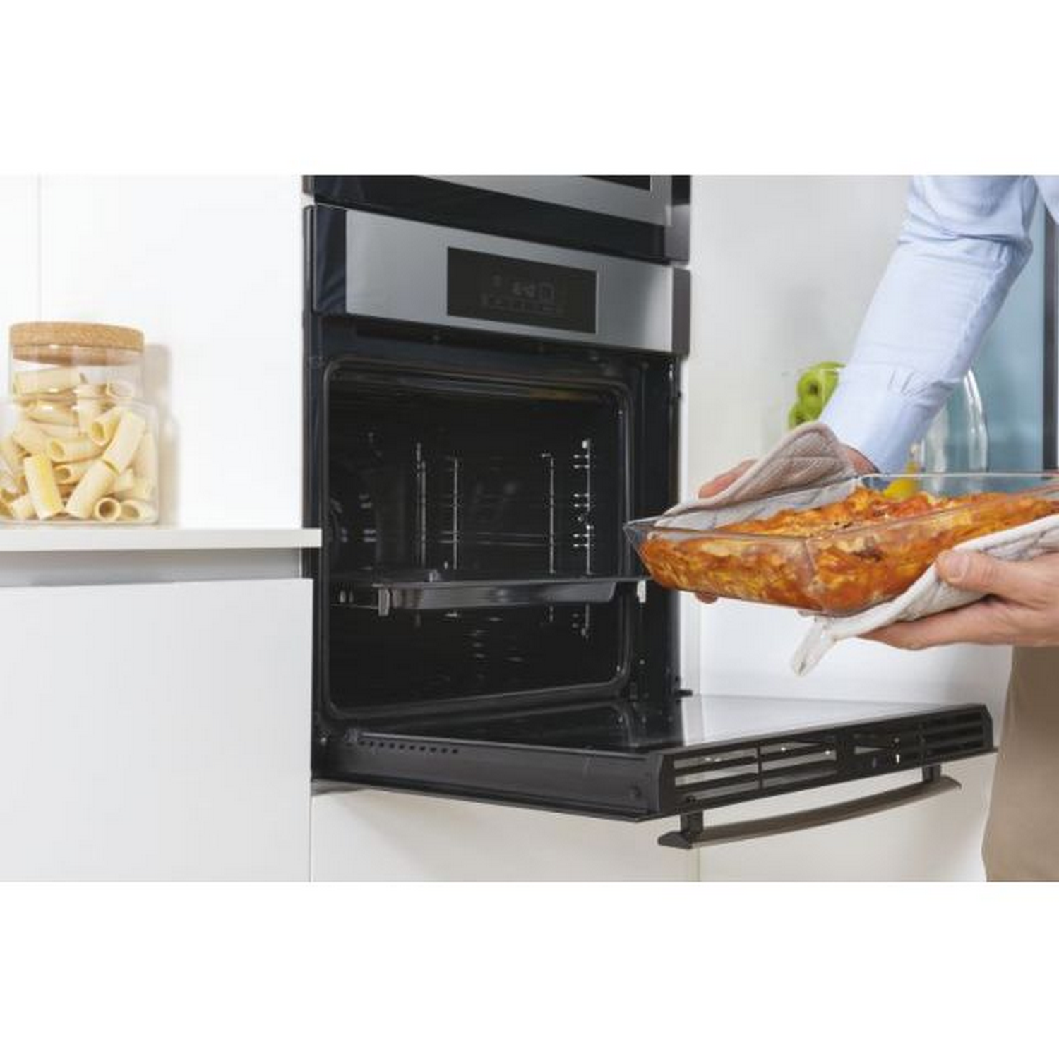 Horno - Candy FCXE818XWIFI, 80 l, Electrónico, Integrable, 59.5 cm, Acero inoxidable