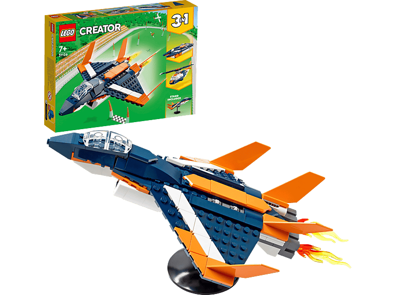 LEGO Creator Bausatz, Überschalljet 31126 Mehrfarbig