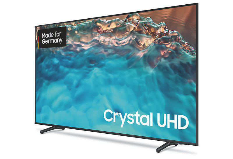 SAMSUNG GU43BU8079U LED 4K, 108 / UHD mit TV SMART Gaming Tizen™ (Flat, TV, Zoll 43 Hub) cm