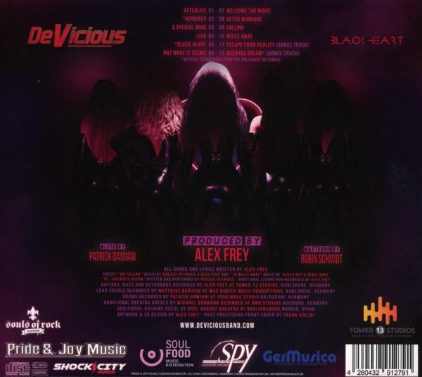 Devicious - Black Heart (Digipak)  - (CD)