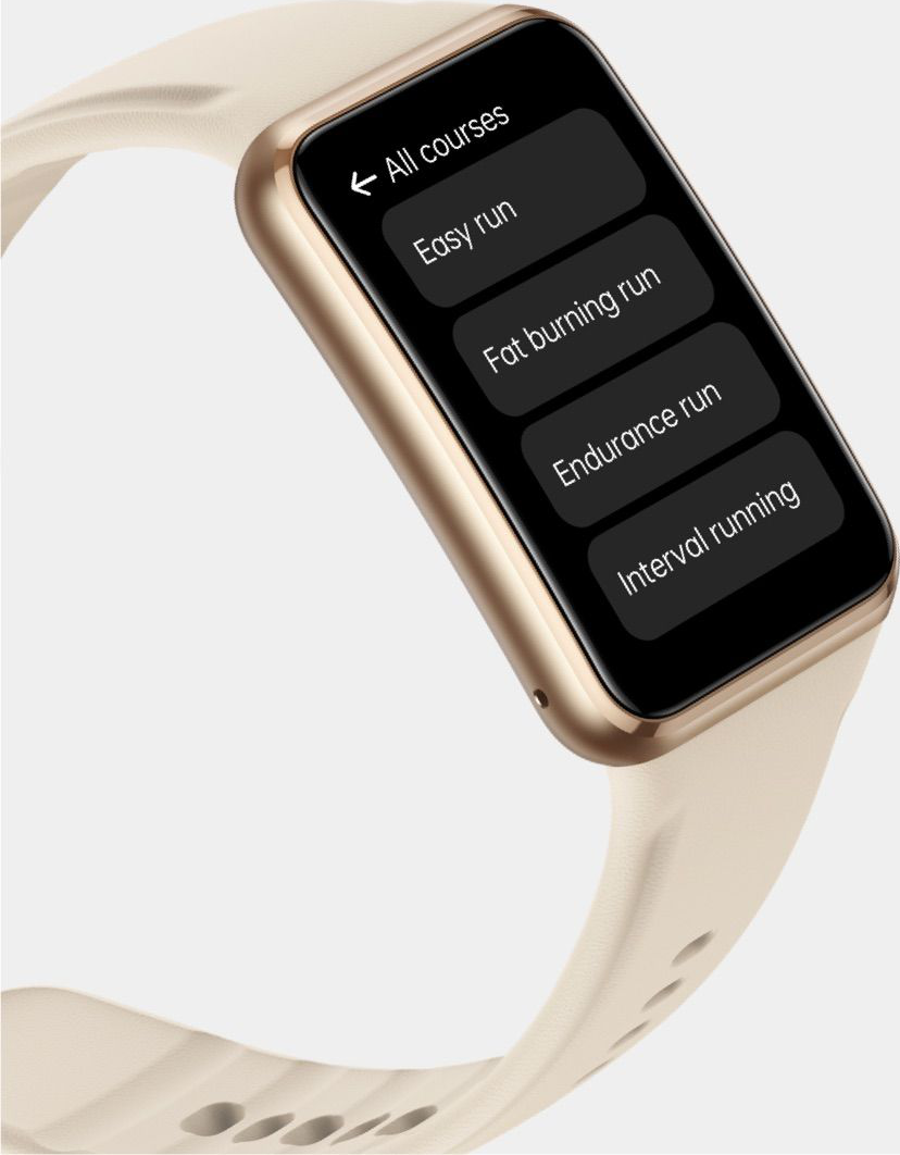 OPPO Watch Free - Smartwatch (130-205 mm, Silicone, Oro/Vaniglia)