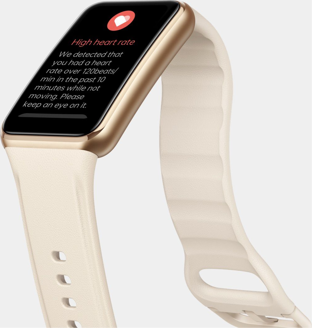 OPPO Watch Free - Smartwatch (130-205 mm, Silicone, Oro/Vaniglia)