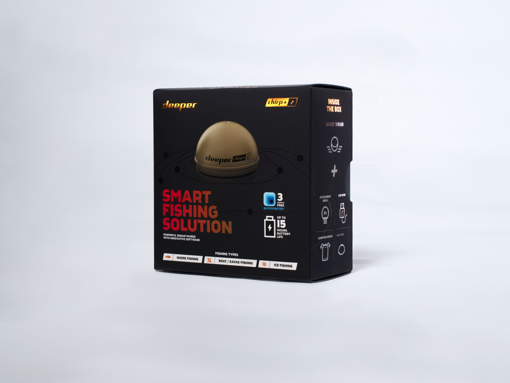 DEEPER Deeper Smart Sonar Chirp+ 2 inkl. Smartphonehalterung Angeln