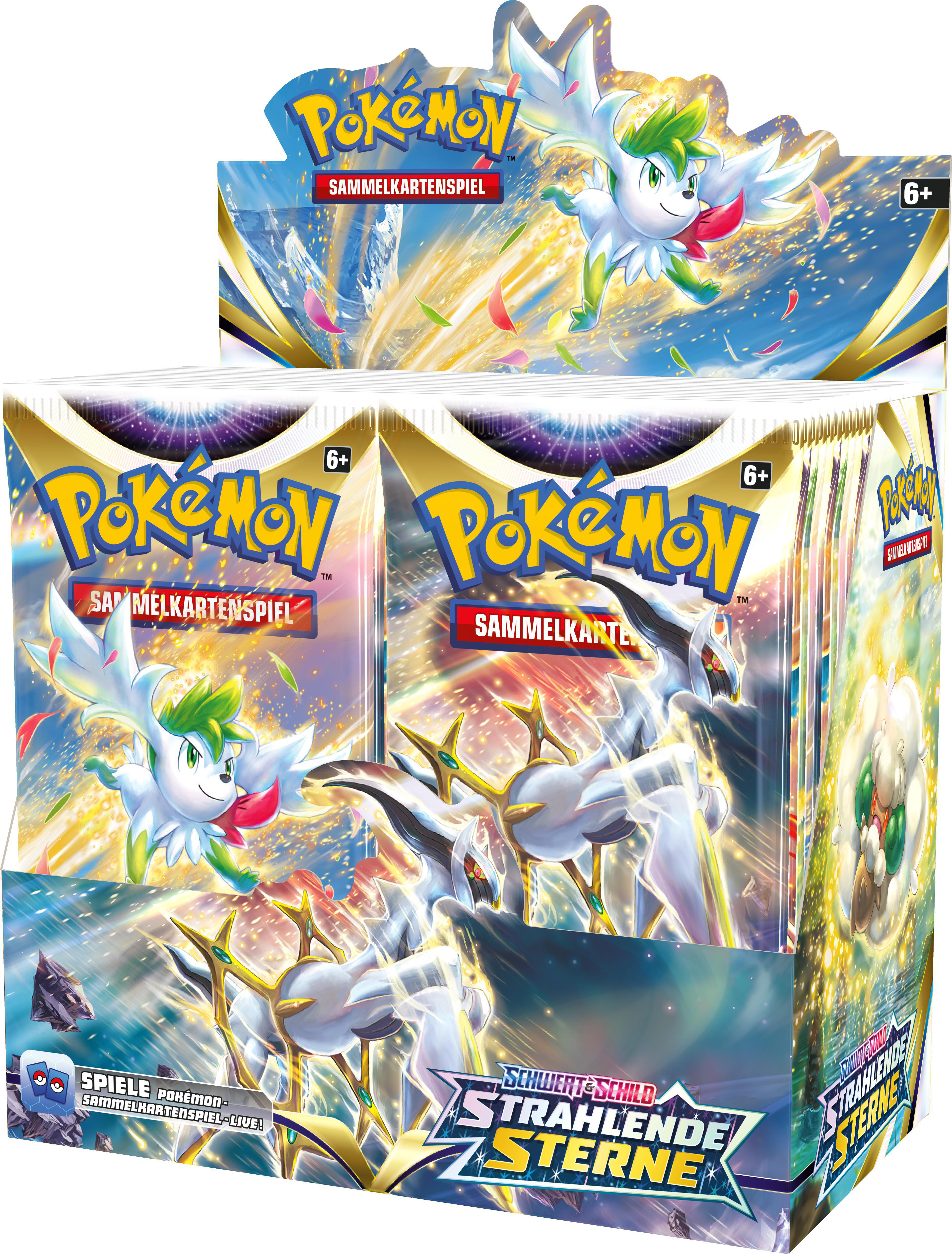 POKEMON SWSH09 Strahlende Sterne Booster Sammelkartenspiel