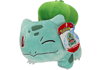 BANDAI NAMCO Pokémon - Bulbasaur (20 cm) - Pupazzo di peluche (Verde/Nero/Rosso)