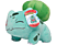 BANDAI NAMCO Pokémon - Bulbasaur (20 cm) - Pupazzo di peluche (Verde/Nero/Rosso)