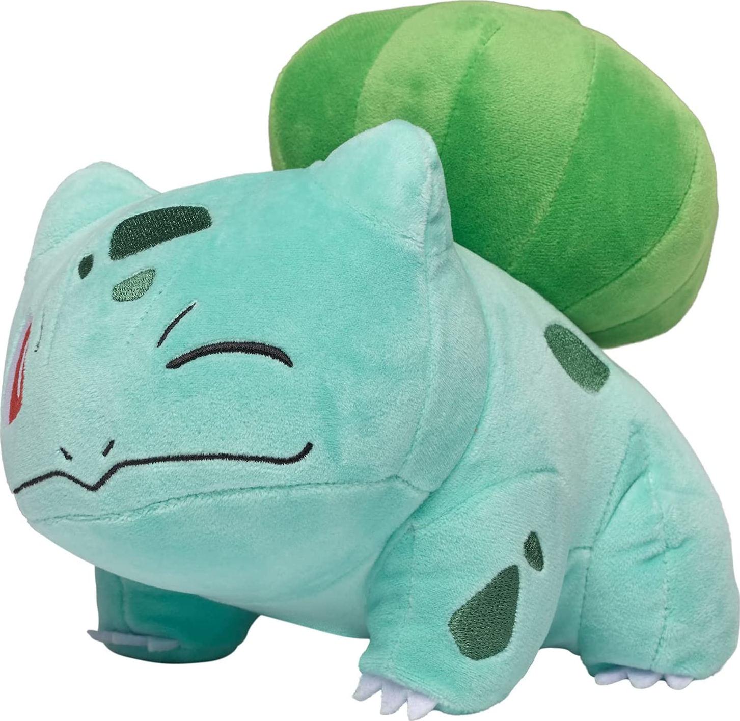 BANDAI NAMCO Pokémon - Bisasam (20 cm) - Plüschfigur (Grün/Schwarz/Rot)