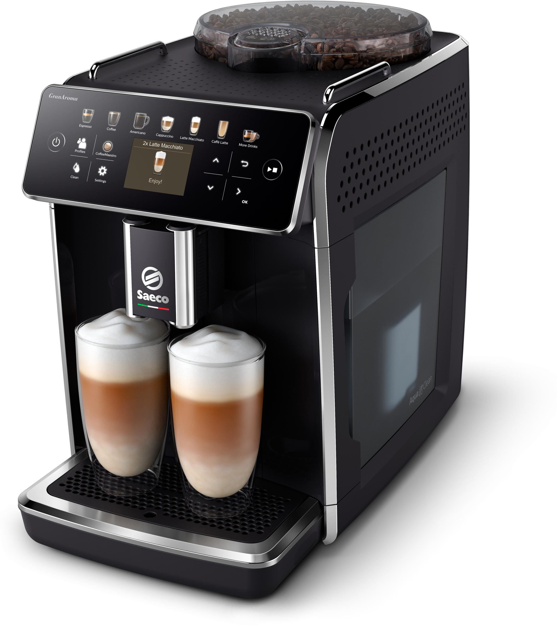 SAECO SM6580/00 GranAroma 14 Kaffeespezialitäten Kaffeevollautomat Schwarz