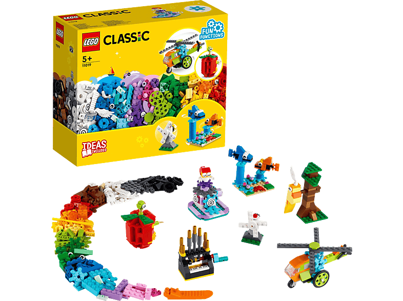 Mehrfarbig Funktionen Bausteine und LEGO Bausatz, 11019 Classic
