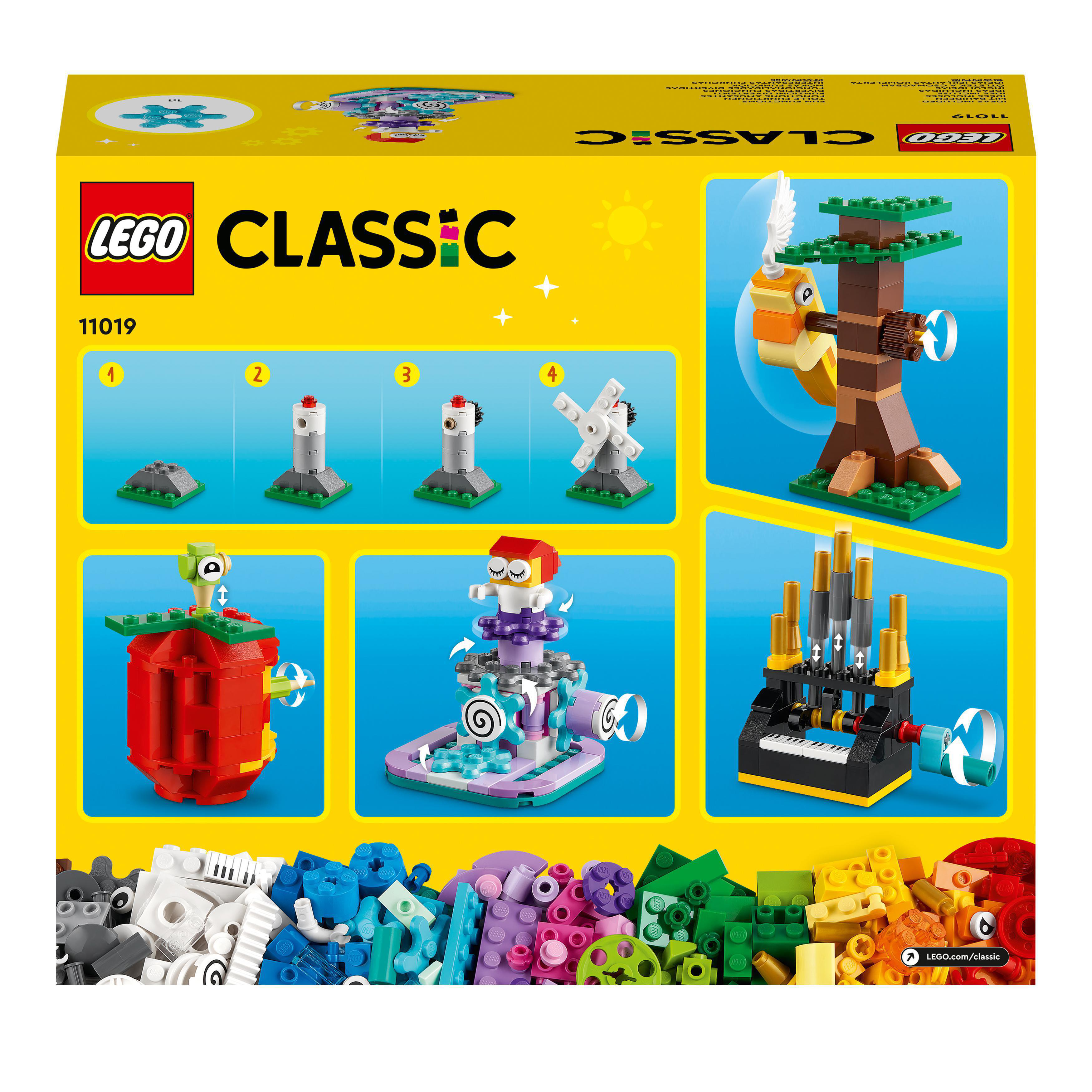 LEGO und Classic Bausatz, Funktionen Mehrfarbig Bausteine 11019