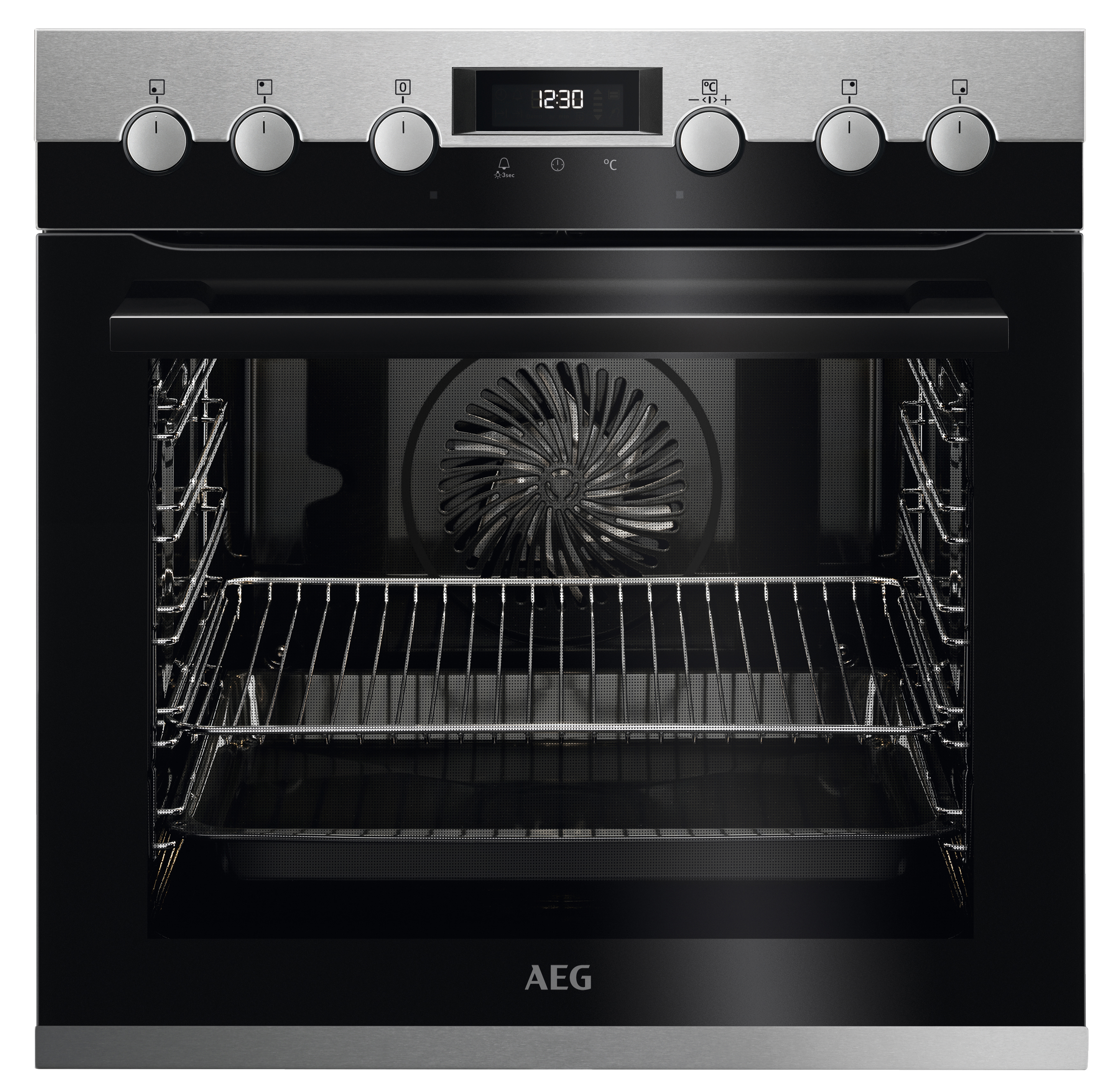 AEG KOMP4031IM Serie 6000 mit SurroundCook Ringheißluftsystem (mit Pyrolyse), Herdset (Induktionskochfeld, A+, 71 l)