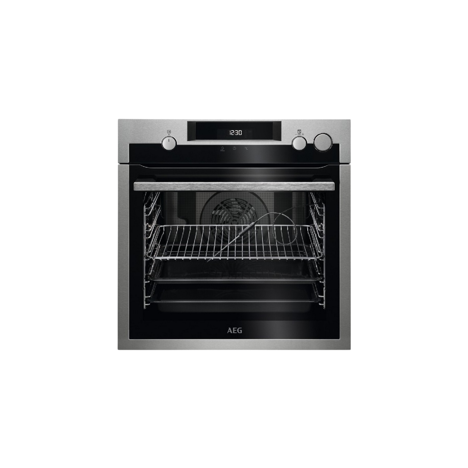 Horno - AEG BSE576321M, Multifunción, Vapor, 72 l, Sonda Térmica, 60 cm, Clase A, Inox antihuellas