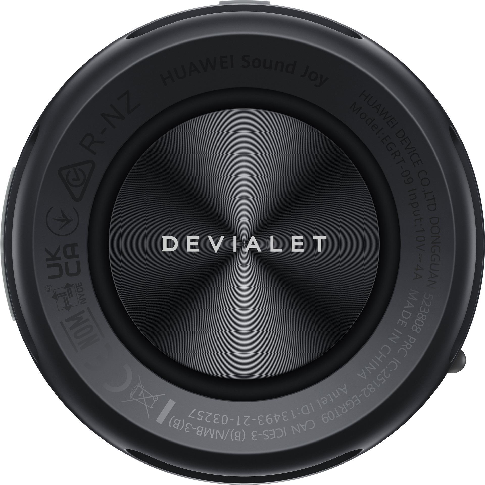 HUAWEI Sound Joy Bluetooth Lautsprecher, Obsidian Black, Wasserfest