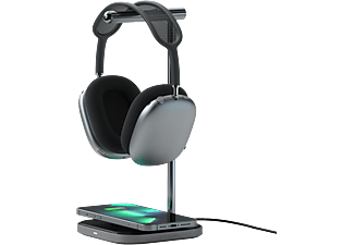 SATECHI ST-UCHSMCM - Support de casque en aluminium 2 en 1 (Space Gray)