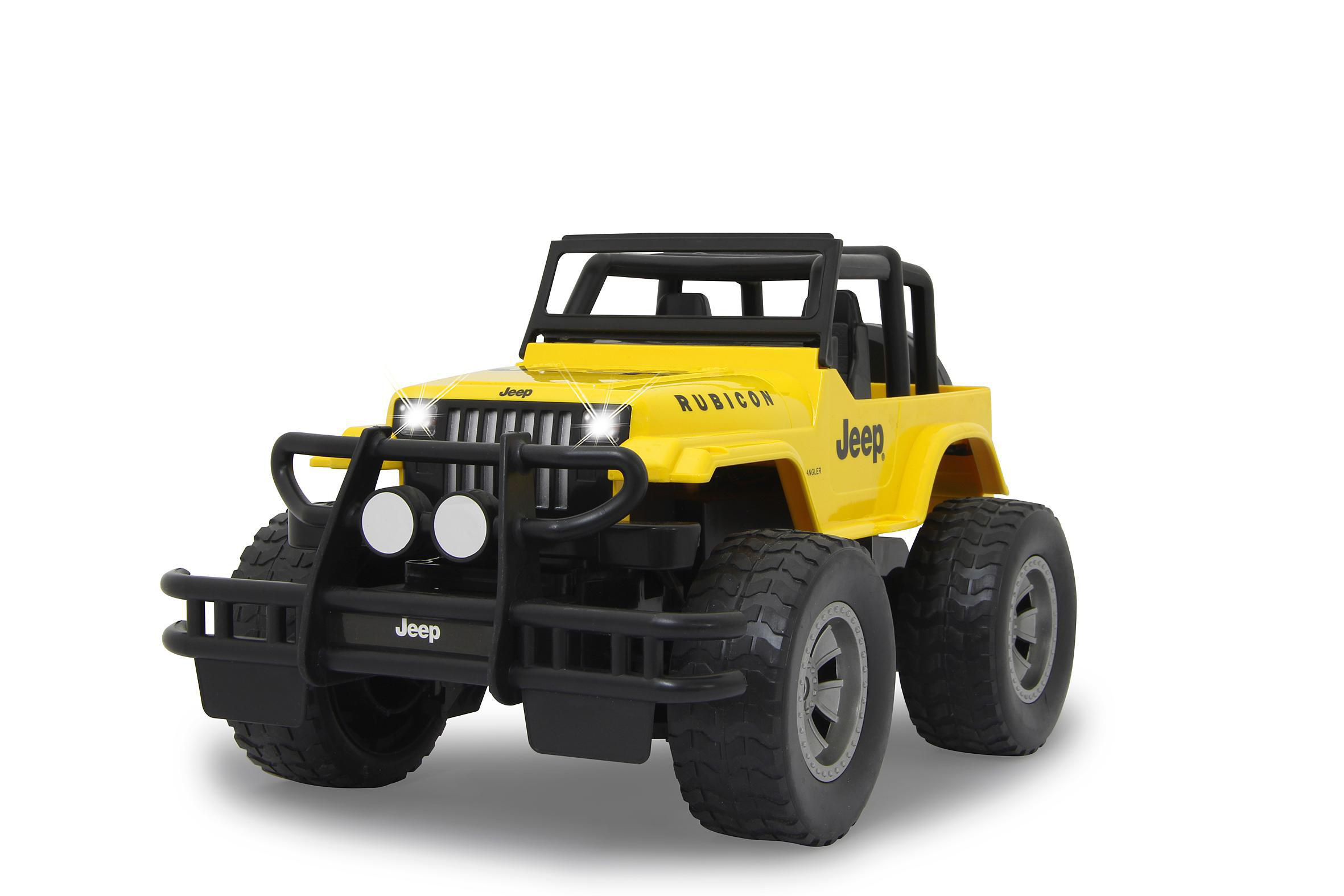 JAMARA Jeep Wrangler Rubicon gelb 1:14 2,4GHz R/C Spielzeugauto, Gelb