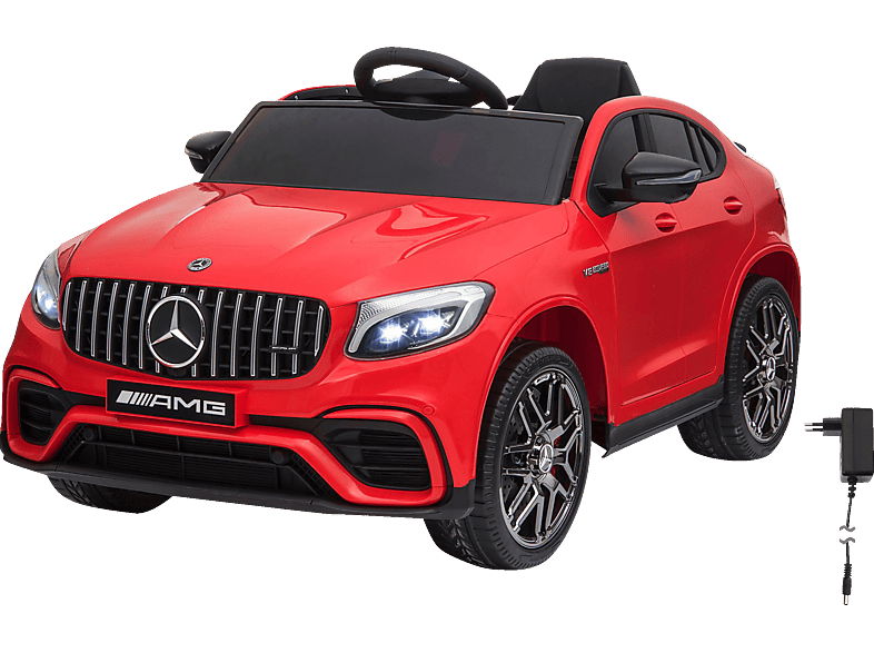 JAMARA Ride-on Mercedes-AMG GLC 63 S Coupé rot 12V Kinderelektrofahrzeug Rot