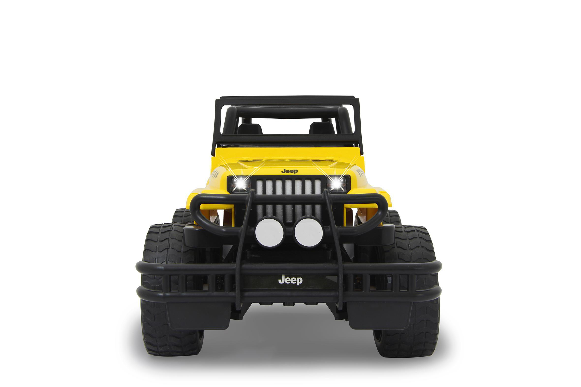 JAMARA Jeep Wrangler Rubicon gelb 1:14 2,4GHz R/C Spielzeugauto, Gelb