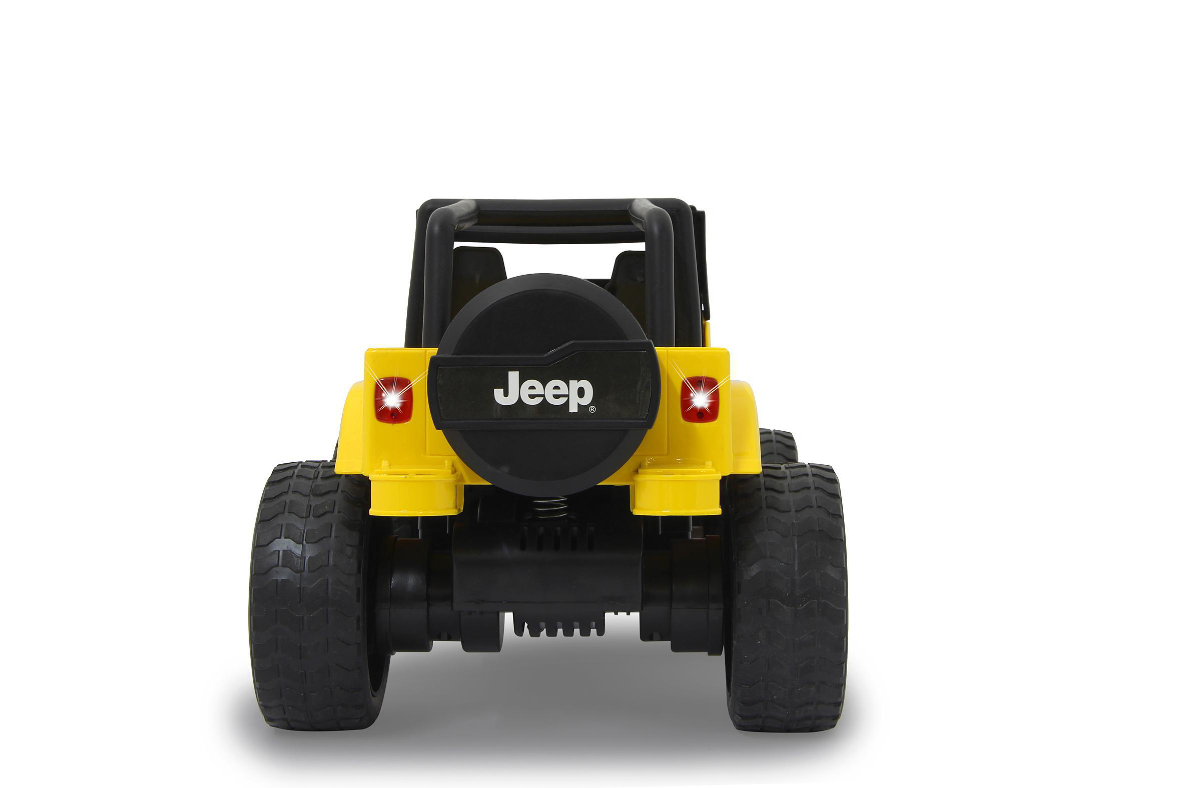 JAMARA Jeep Wrangler Rubicon gelb 1:14 2,4GHz R/C Spielzeugauto, Gelb