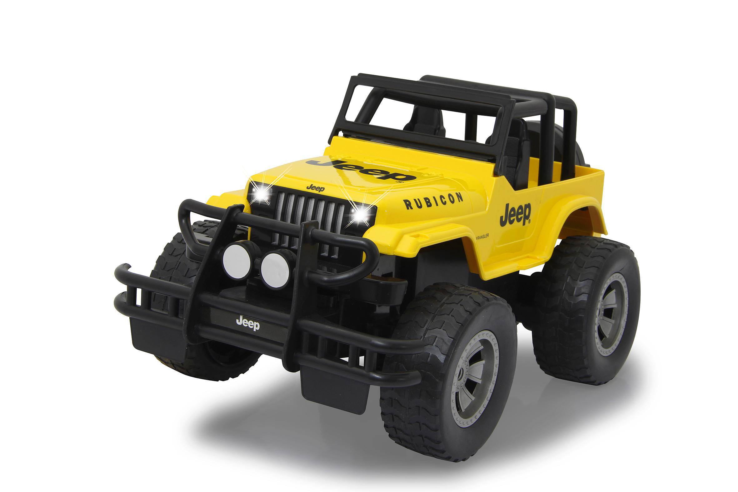 JAMARA Jeep Wrangler Rubicon gelb 1:14 2,4GHz R/C Spielzeugauto, Gelb