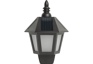 GARDEN OF EDEN 11244A LED-es szolár fali lámpa - 2 az 1-ben, lánghatással, hidegfehér 34 LED-del - 28x19,5x9,6 cm