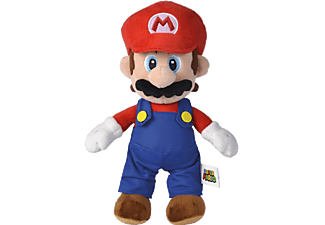 JAKKS PACIFIC Super Mario Bros - Mario (30 cm) - Pupazzo di peluche (Multicolore)