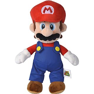 JAKKS PACIFIC Super Mario Bros - Mario (30 cm) - Pupazzo di peluche (Multicolore)