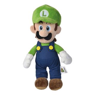 JAKKS PACIFIC Super Mario Bros - Luigi (30cm) - Peluche (Multicolore)