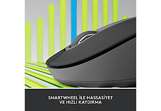 LOGITECH Signature M650 Küçük ve Orta Boy Sağ El Için Sessiz Kablosuz Mouse - Siyah_1