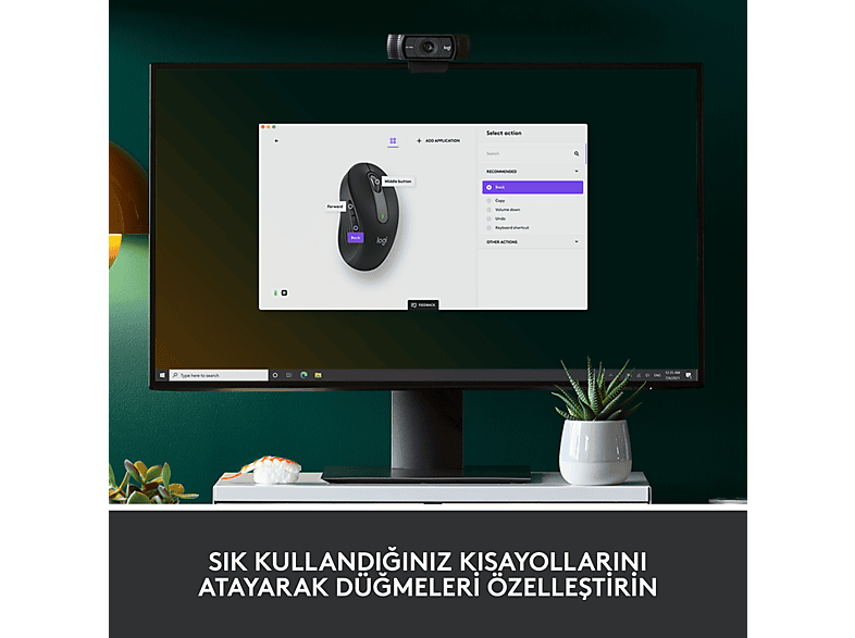 LOGITECH Signature M650 Küçük ve Orta Boy Sağ El Için Sessiz Kablosuz Mouse - Siyah_3