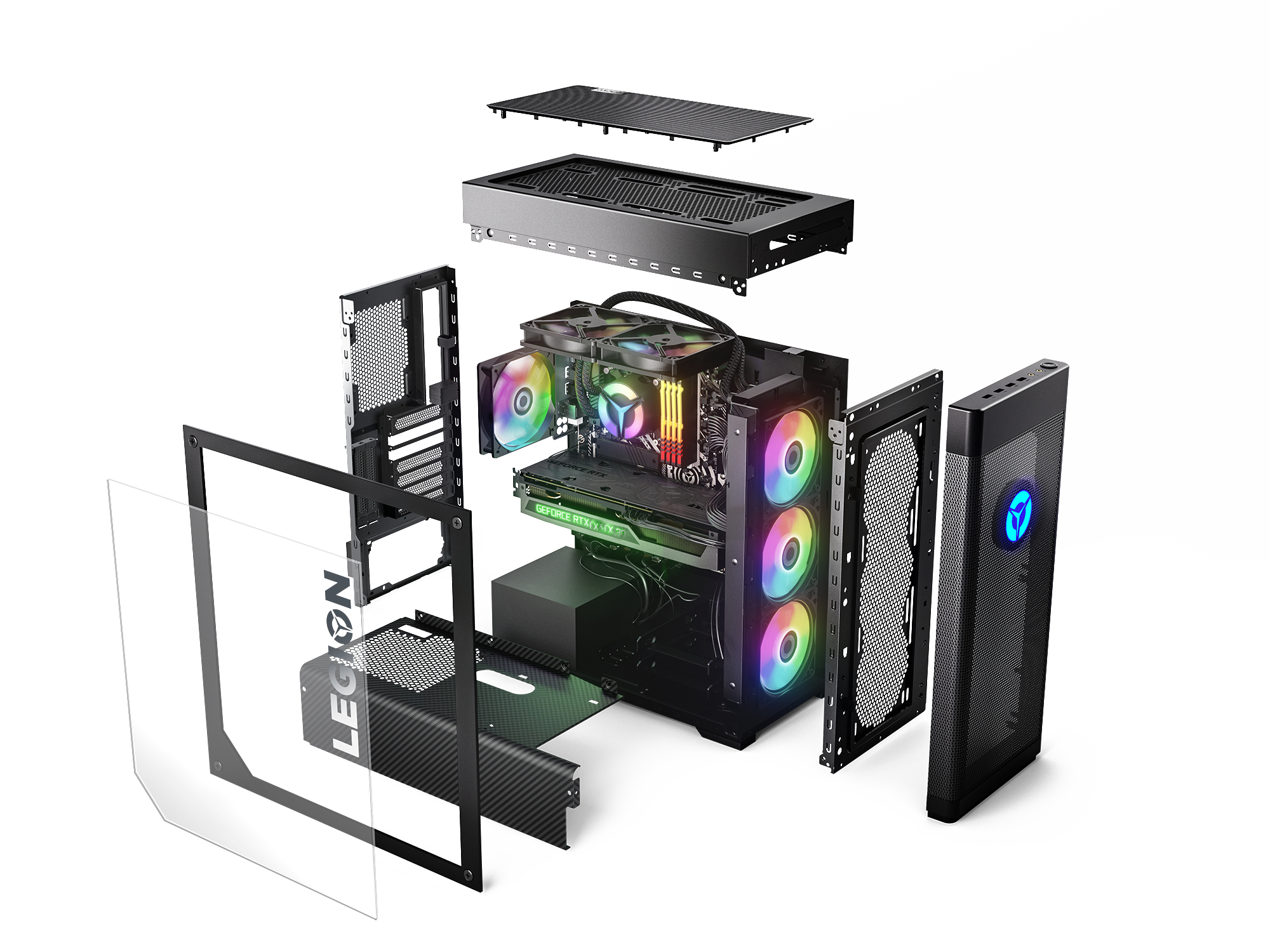 LENOVO Legion Tower 7i - Intel® Core™ i7 i7-12700KF - 32 GB - 2 TB - NVIDIA GeForce RTX™ 3080 - Windows 11 Home
