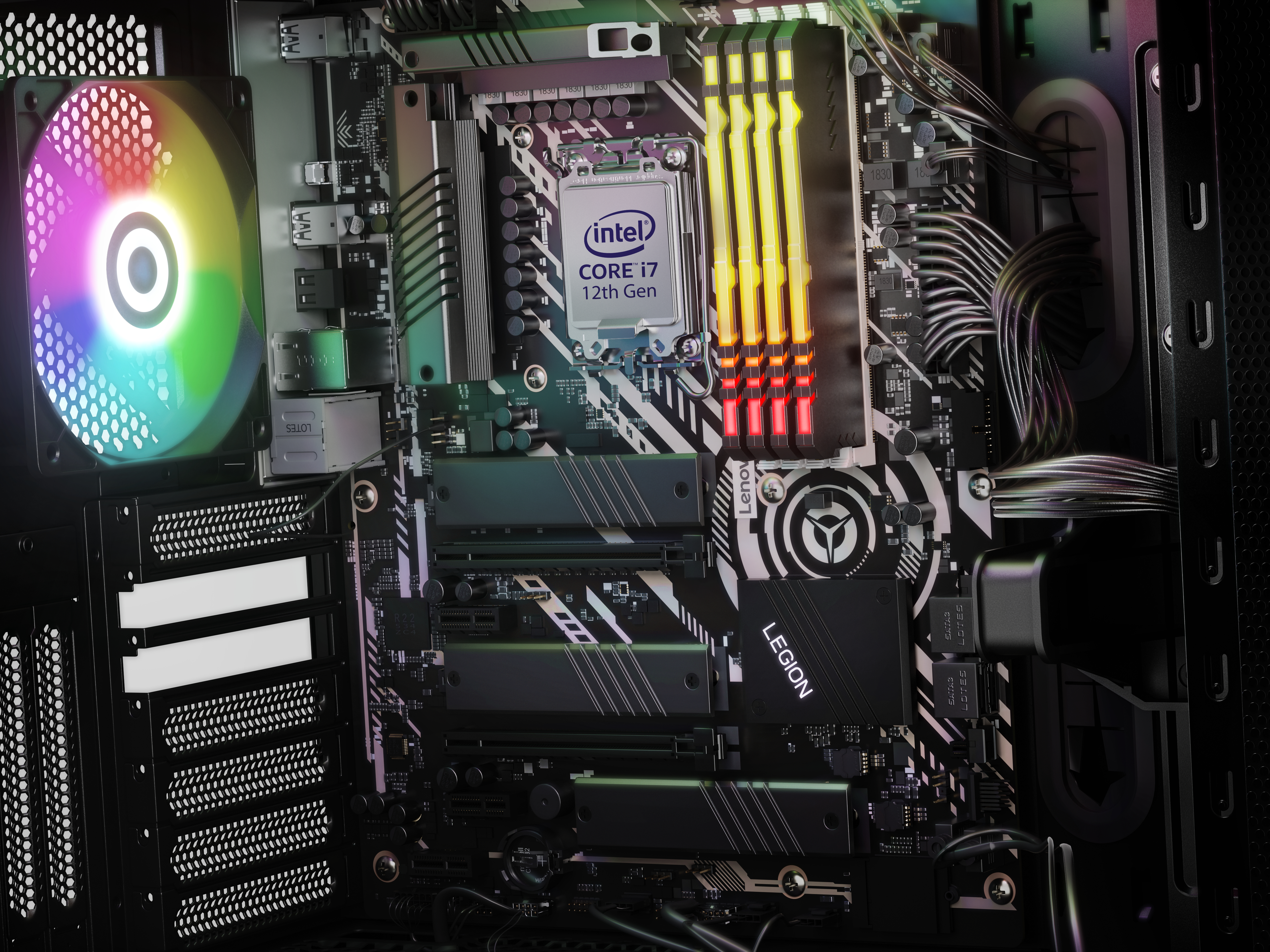 LENOVO Legion Tower 7i - Intel® Core™ i7 i7-12700KF - 32 GB - 2 TB - NVIDIA GeForce RTX™ 3080 - Windows 11 Home