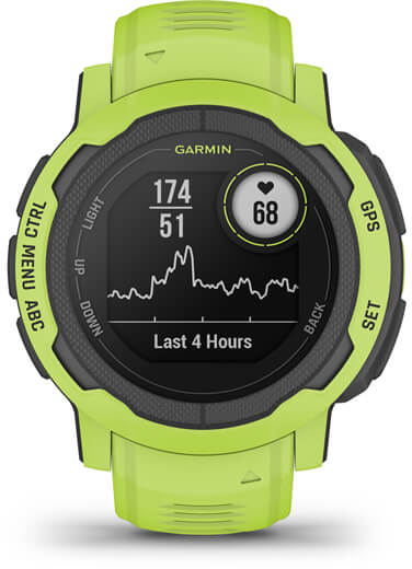 GARMIN Smartwatch Instinct 2 45 mm Electric Lime (010-02626-01) Smartwatch