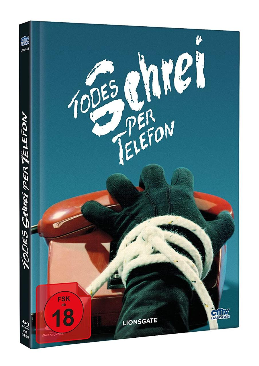 DVD-Cover eines deutschen Films, eine behandschuhte Hand an Telefonhörer gebunden.