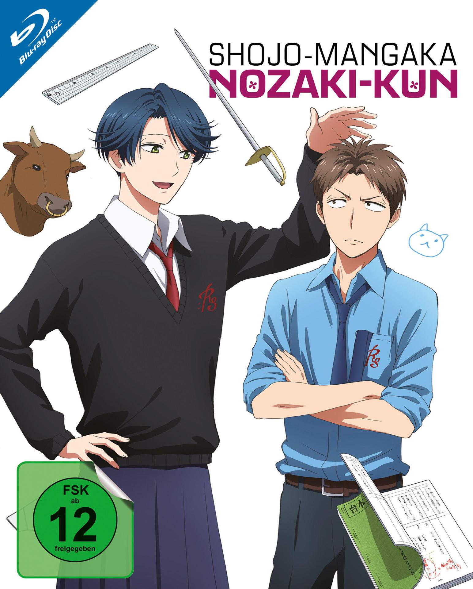 Nozaki-Kun 2 Vol. Blu-ray Shojo-Mangaka 5-8) (Ep.