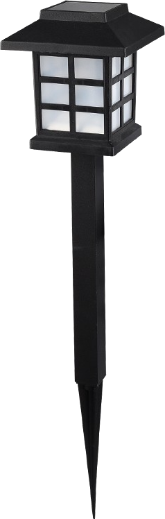 ENTAC Kerti műanyag szolár lámpa, 38cm, 1 LED