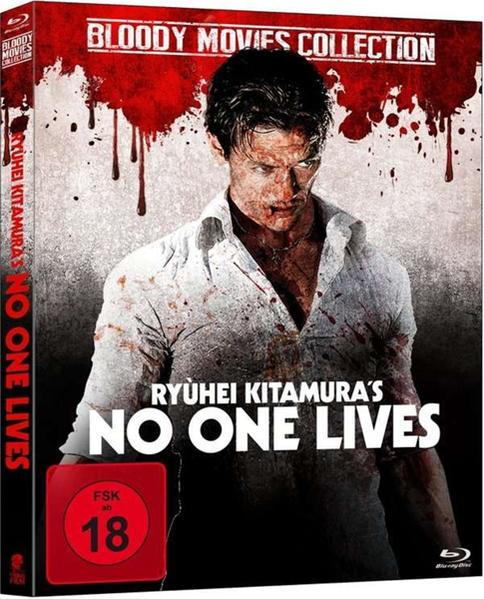 Filmcover: Ein Mann mit Blut im Gesicht, mit dem Filmtitel in Rot.