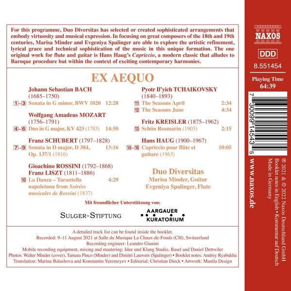 Duo Diversitas - EX AEQUO  - (CD)