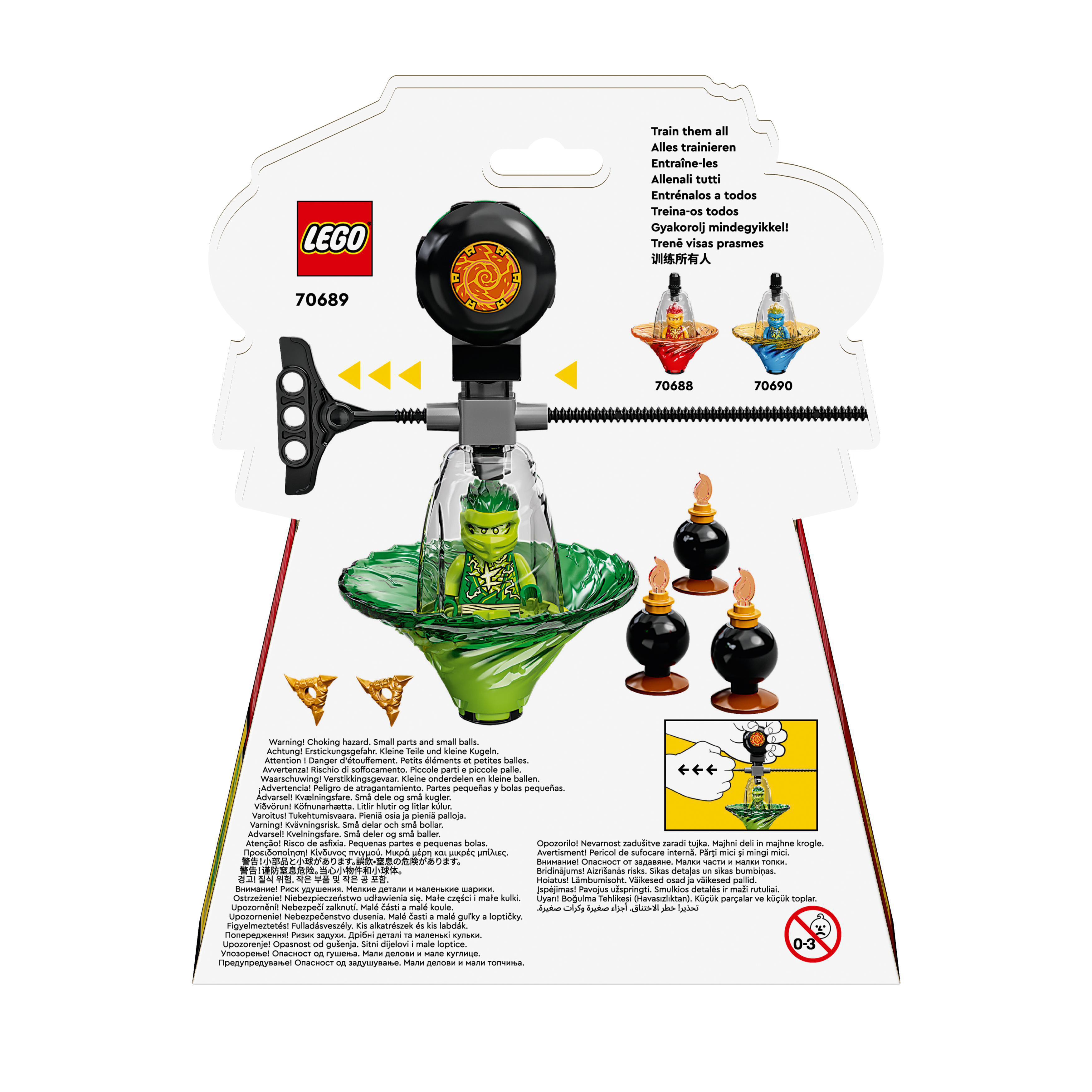 LEGO NINJAGO 70689 Lloyds Spinjitzu-Ninjatraining Bausatz, Mehrfarbig